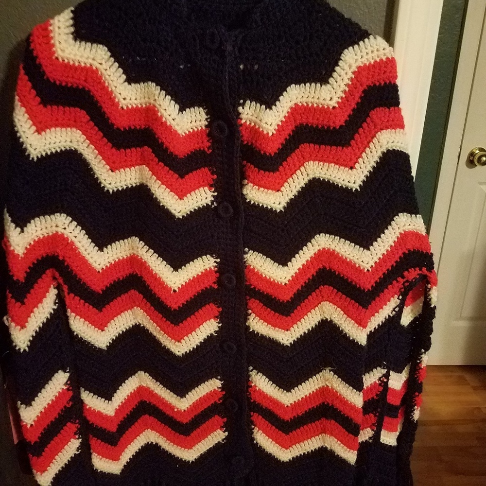 Handmade Croqueted Poncho